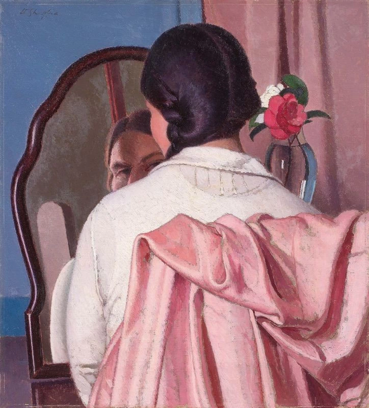 Isa Ghiglia alla toilette, 1935